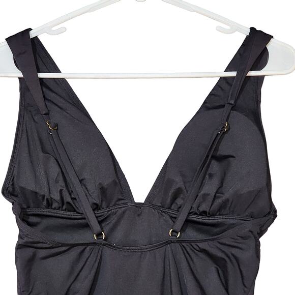 Andie The Sardinia One Piece‎ Swimsuit Black Large - Picture 3 of 8